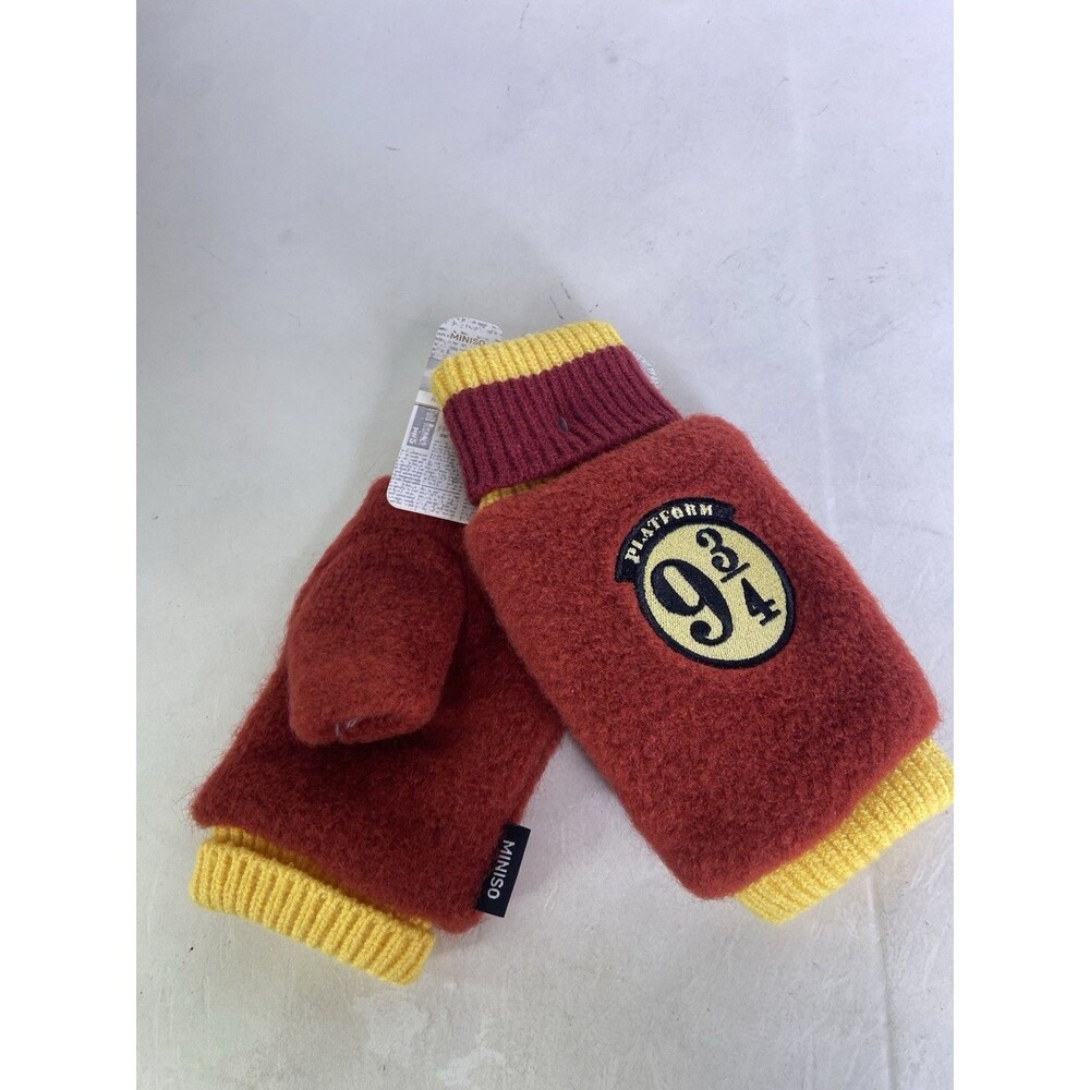 Harry Potter Half Finger Fingerless Gloves Mens Womens Unisex Adult